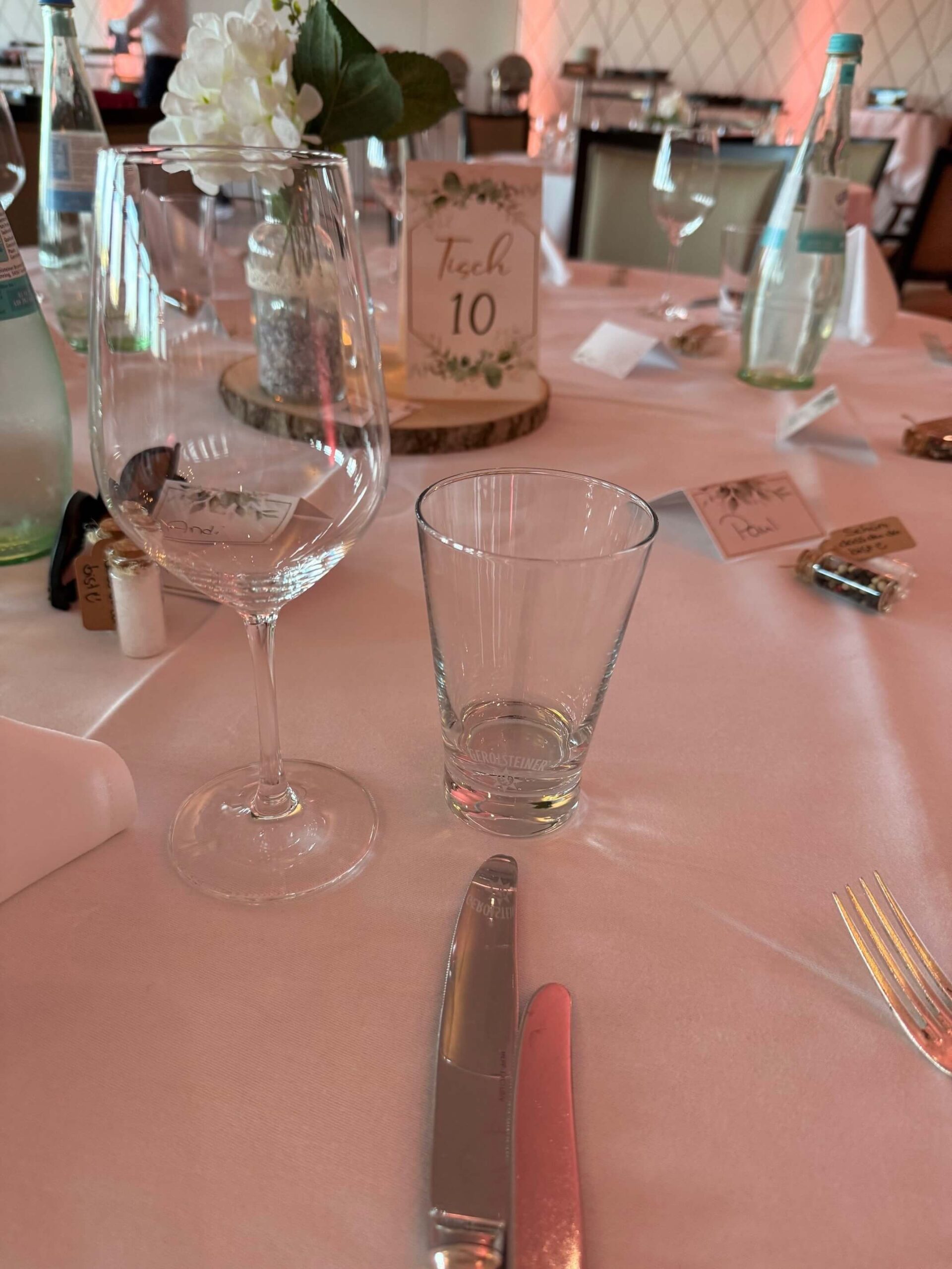 Tischdekoration Hochzeit Ameron Bonn