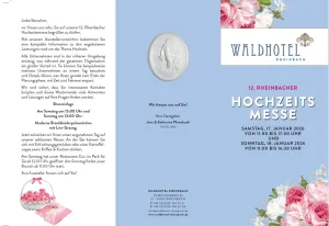 Flyer Hochzeitsmesse Rheinbach
