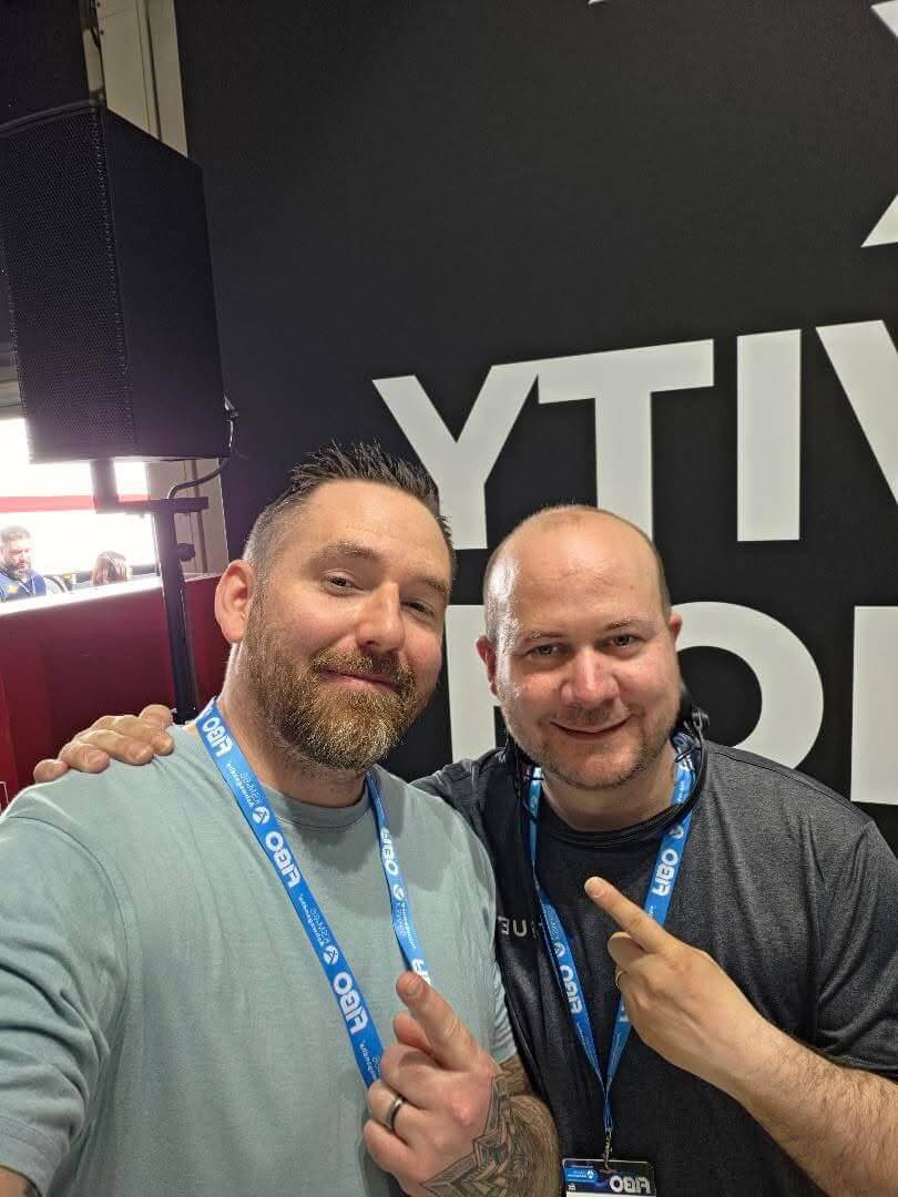 DJ für Messen im Austausch mit SN Media Marketing Steve N auf der FIBO 2026